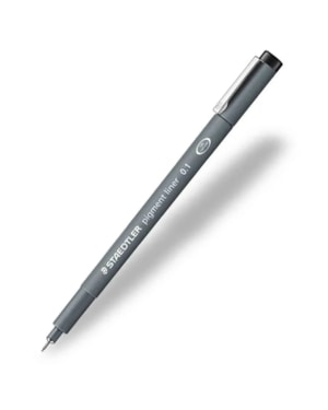 CANETA HIDROGRÁFICA 0.1MM STAEDTLER PIGMENT LINER
