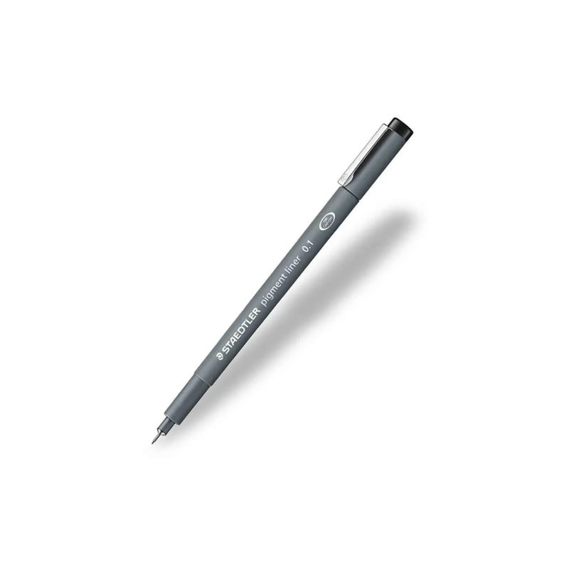 CANETA HIDROGRÁFICA 0.1MM STAEDTLER PIGMENT LINER