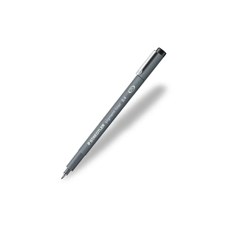 CANETA HIDROGRÁFICA 0.4MM STAEDTLER PIGMENT LINER
