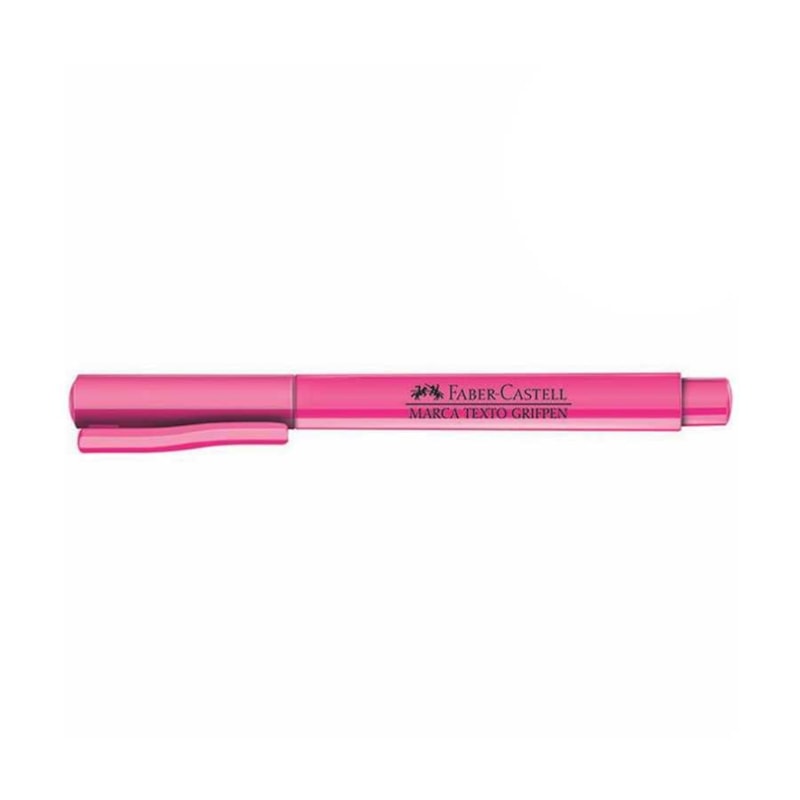 CANETA MARCA TEXTO FABER CASTELL GRIFPEN ROSA