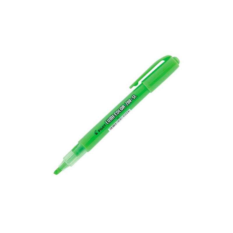 CANETA MARCA TEXTO LUMICOLOR PILOT VERDE
