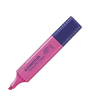CANETA MARCA TEXTO STAEDTLER TEXTSURFER CLASSIC ROSA