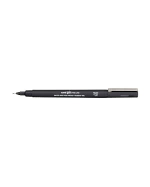 CANETA NANQUIM UNI PIN FINE LINE 0.4MM PRETO