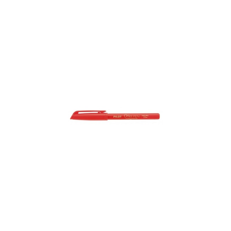 CANETA PILOT HIDROGRAFICA OFFICE PEN 2.0MM VERMELHA