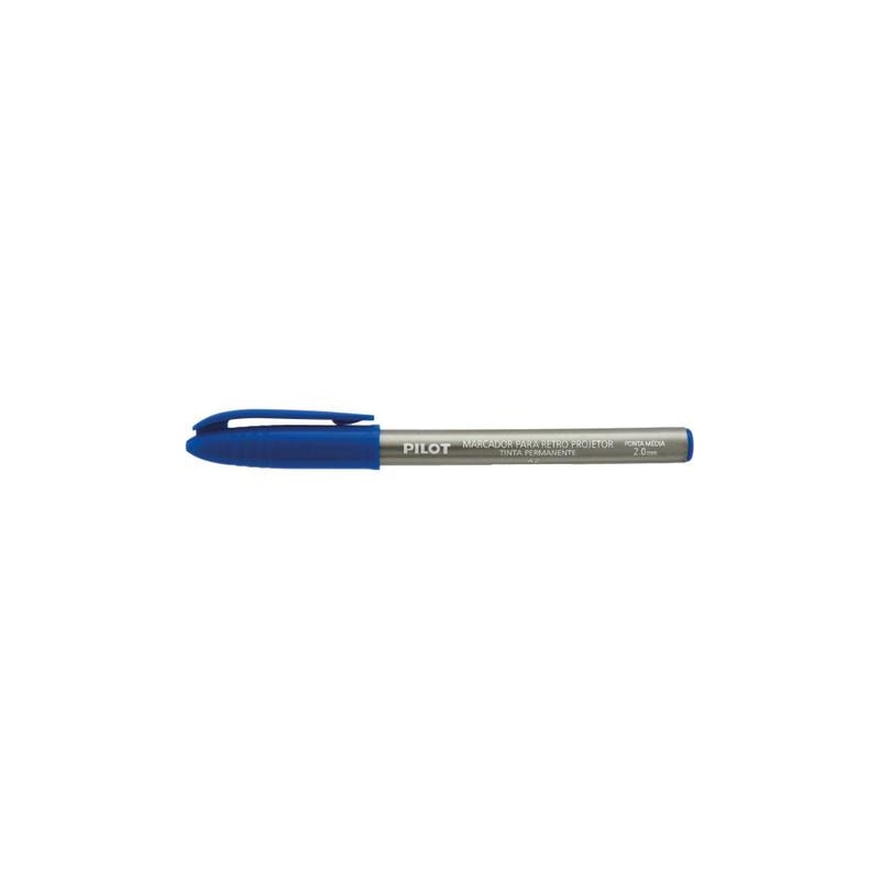 CANETA PILOT HIDROGRAFICA PARA RETROPROJETOR 2.0 MM AZUL