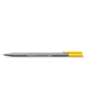 CANETA STAEDTLER TRIPLUS FINELINER 0.3 HIDROGRÁFICA AMARELO