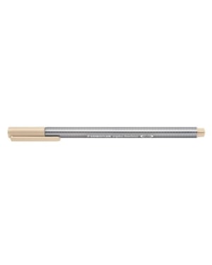 CANETA STAEDTLER TRIPLUS FINELINER 0.3 HIDROGRÁFICA AREIA BEGE