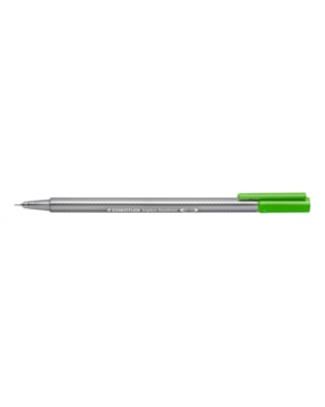 CANETA STAEDTLER TRIPLUS FINELINER 0.3 HIDROGRÁFICA VERDE CLARO