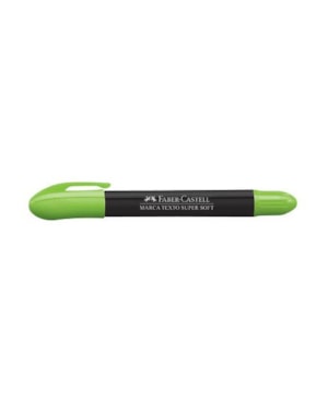 CANETA TEXTO FABER CASTELL SUPER SOFT GEL VERDE