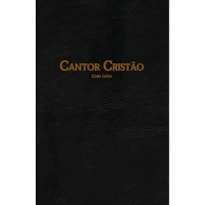 CANTOR CRISTÃO MÉDIO COM LETRA - FLEXÍVEL PRETO