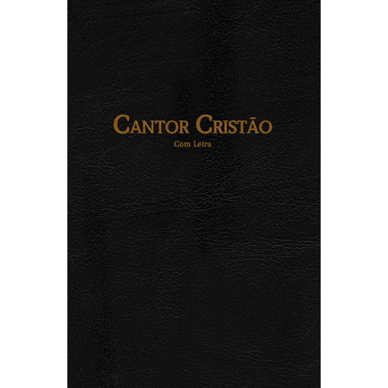 CANTOR CRISTÃO MÉDIO COM LETRA - FLEXÍVEL PRETO