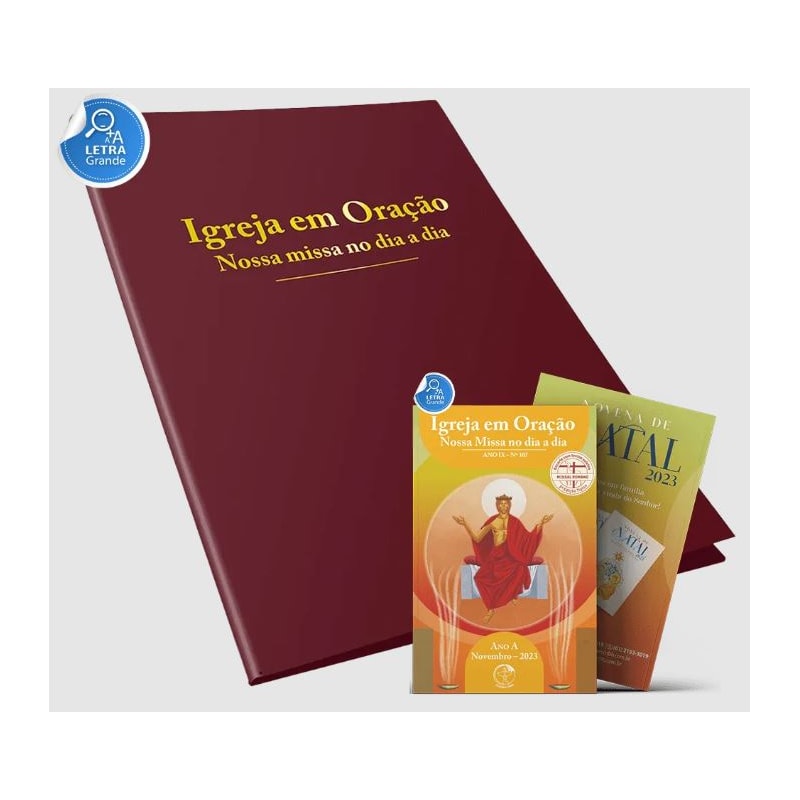CAPA DE LITURGIA - IGREJA EM ORAÇÃO - LETRA GRANDE