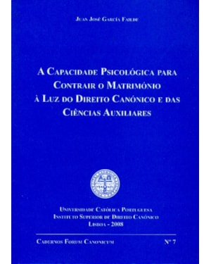 CAPACIDADE PSICOLOGICA PARA CONTRAIR O MATRIMÔNIO...