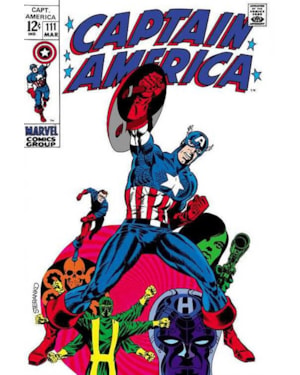 Capitão América por jim steranko