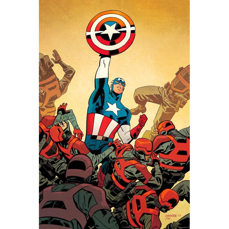 Capitão América por mark waid e chris samnee