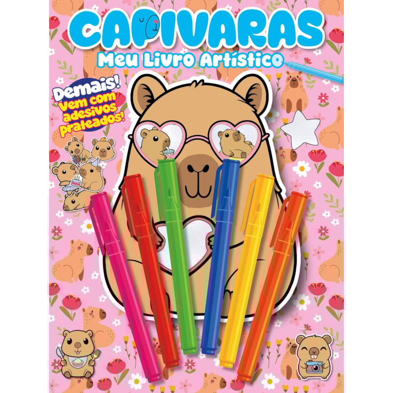 CAPIVARA MEU LIVRO ARTÍSTICO