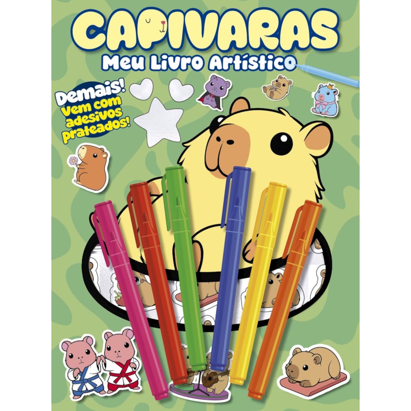 CAPIVARA MEU LIVRO ARTÍSTICO