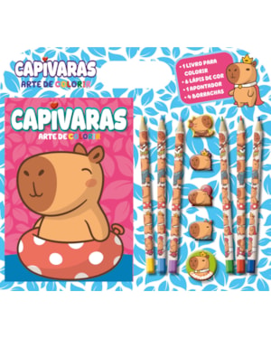 CAPIVARAS ARTE DE COLORIR