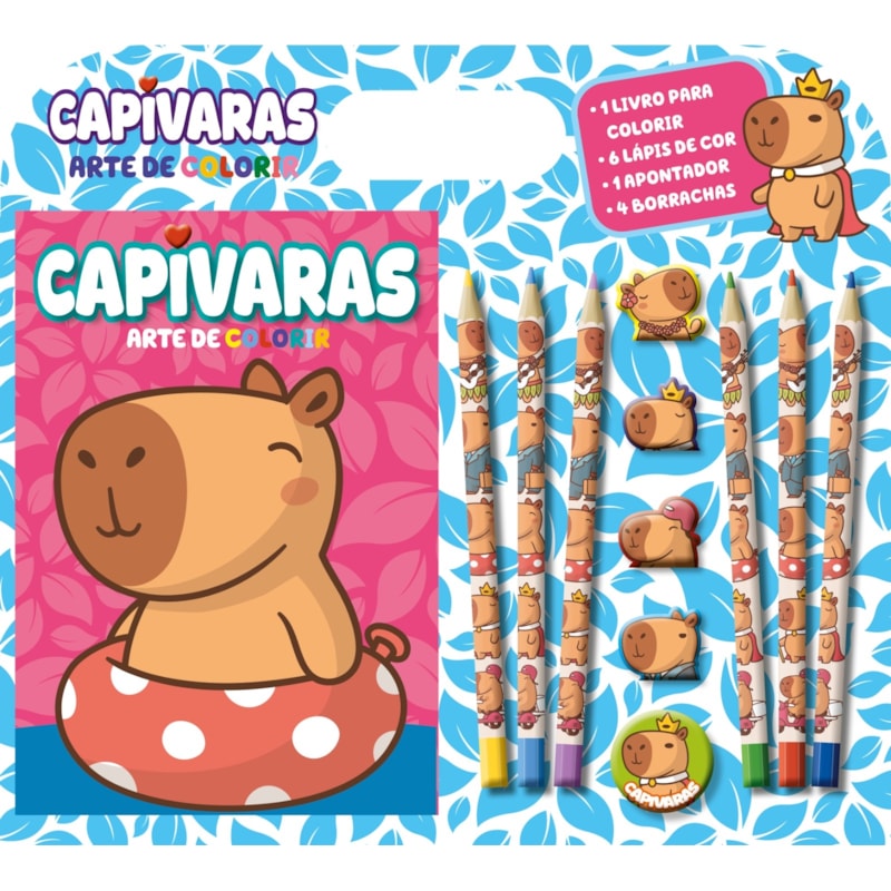 CAPIVARAS ARTE DE COLORIR
