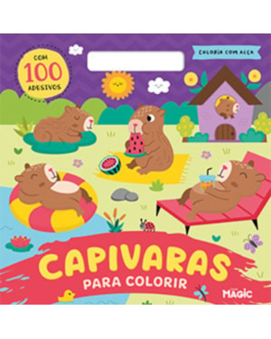 CAPIVARAS - COM 100 ADESIVOS