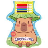 CAPIVARAS FOFINHAS COM ADESIVOS E CANETINHAS