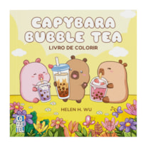 CAPYBARA BUBBLE TEA: LIVRO DE COLORIR