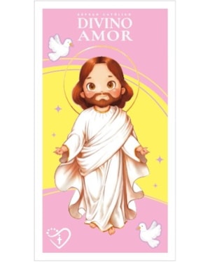 CARDS CATÓLICOS PARA COLORIR - ROSA