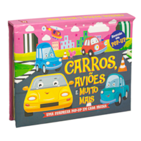 CARROS, AVIÕES E MUITO MAIS: UMA SURPRESA POP-UP EM CADA PÁGINA