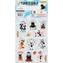 CARTELA DE ADESIVOS STICKERS - Nº23 - SMILINGÜIDO
