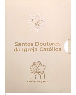 CARTÕES RELIGIOSOS - SANTOS DOUTORES DA IGREJA CATÓLICA