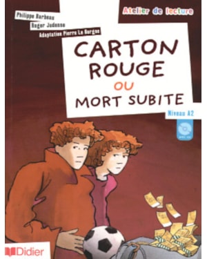 CARTON ROUGE OU MORT SUBITE - NIVEAU A2 - CD AUDIO INCLUS