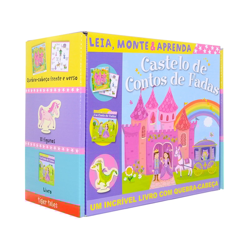 CASTELO DE CONTOS DE FADAS: LEIA, MONTE E APRENDA