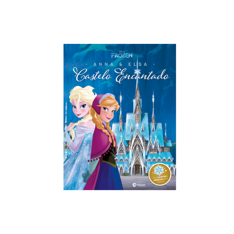 CASTELO ENCANTADO DISNEY COM ADESIVOS - FROZEN