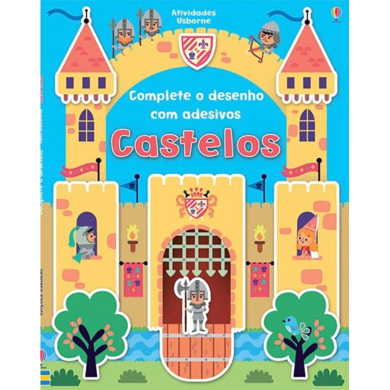 CASTELOS : COMPLETE O DESENHO COM ADESIVOS