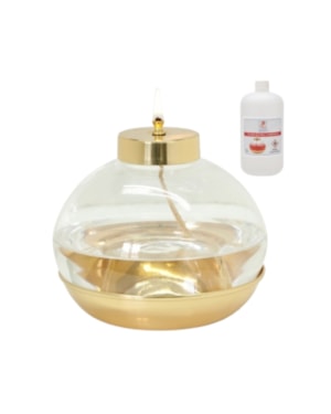 CASTIÇAL 13CM DE ALTURA DOURADO NIQUELADO 1 LITRO