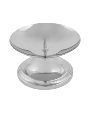 CASTIÇAL COM PINO 07X12CM ALTURA CROMO