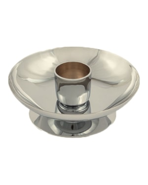 CASTIÇAL CROMO 03X8,6CM ALTURA