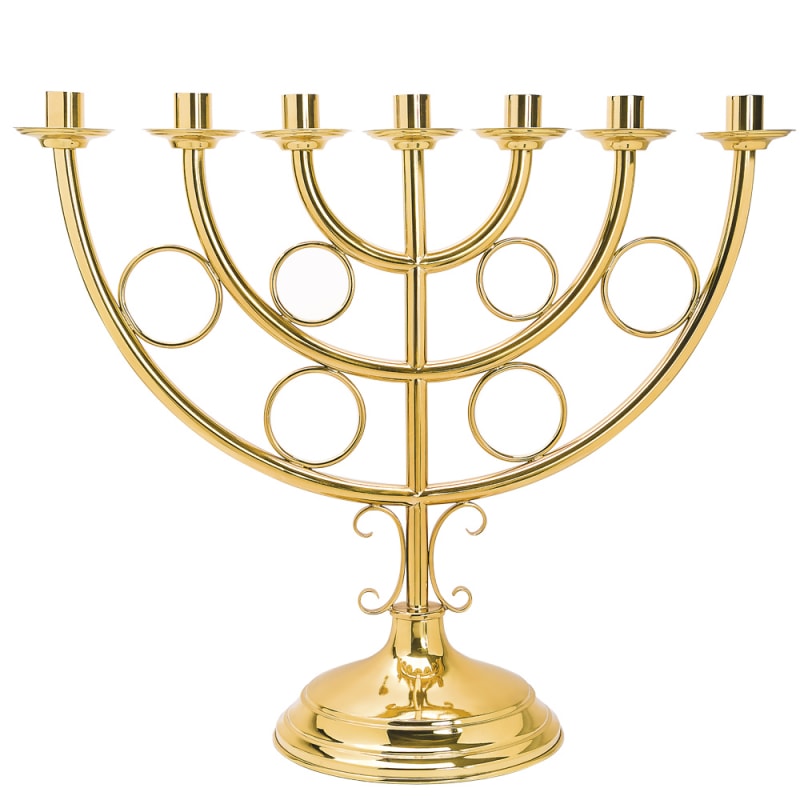 CASTIÇAL MENORAH 54CM DE ALTURA PARA 7 VELAS
