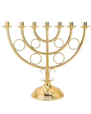 CASTIÇAL MENORAH 54CM DE ALTURA PARA 7 VELAS