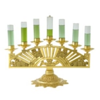 CASTIÇAL MENORAH PARA 40CM ALTURA PARA 7 VELAS