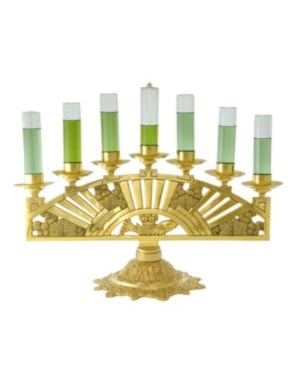 CASTIÇAL MENORAH PARA 40CM ALTURA PARA 7 VELAS