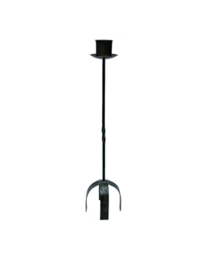 CASTIÇAL PARA CÍRIO 100CM DE ALTURA BASE PRETA
