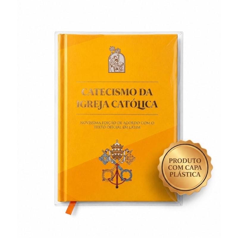 CATECISMO DA IGREJA CATÓLICA - BOLSO - COM CAPA PLÁSTICA