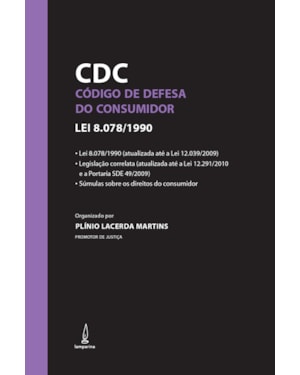 CDC - CÓDIGO DE DEFESA DO CONSUMIDOR: LEI 8.078/1990