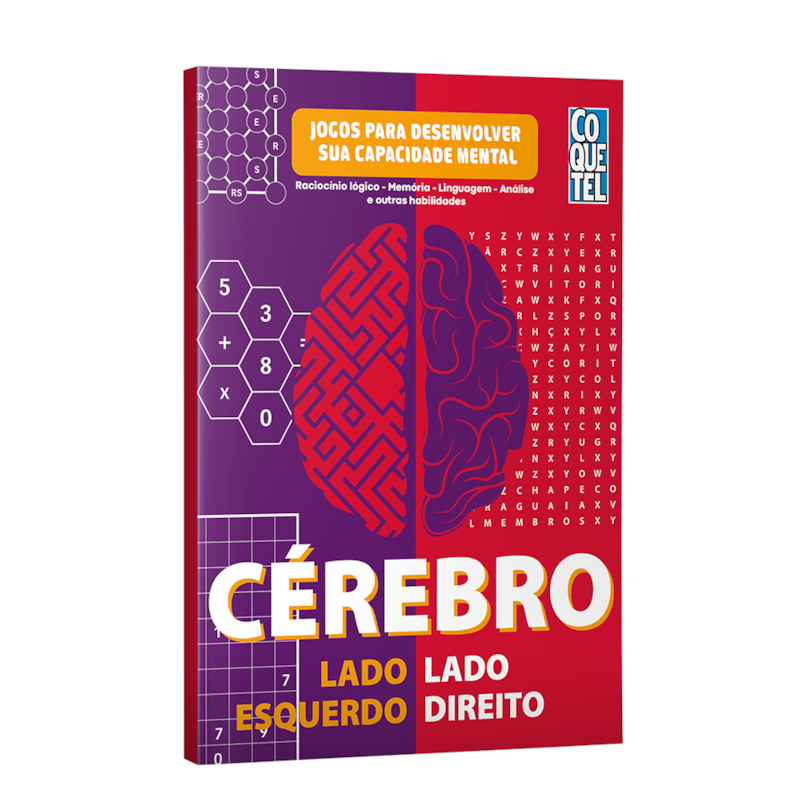 CÉREBRO LADO ESQUERDO-LADO DIREITO: RACIOCÍNIO LÓGICO - MEMÓRIA - LINGUAGEM - ANÁLISE E OUTRAS HABILIDADES - JOGOS PARA DESENVOLVER A SUA CAPACIDADE