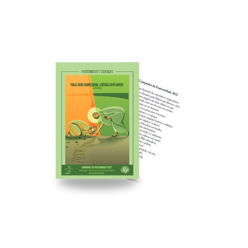 CF 2022 - CARTÃO POSTAL COM ORAÇÃO