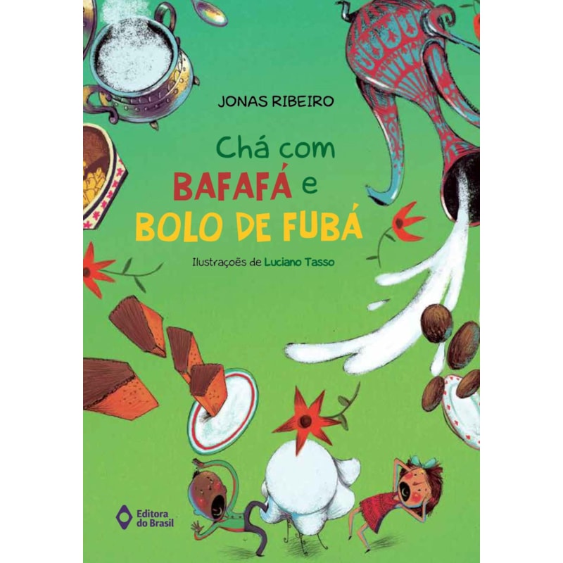CHÁ COM BAFAFÁ E BOLO DE FUBÁ