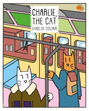 CHARLIE, THE CAT: LIVRO DE COLORIR