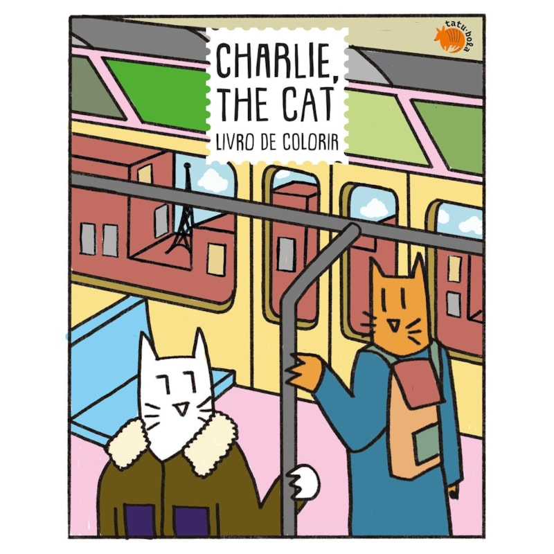 CHARLIE, THE CAT: LIVRO DE COLORIR
