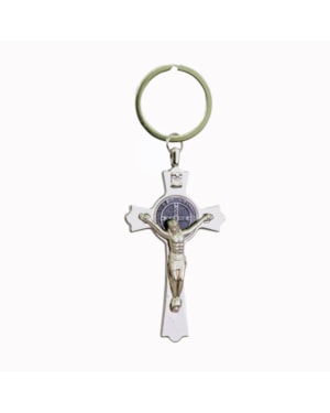 CHAVEIRO CRUCIFIXO METAL